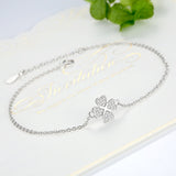 Lucky Four Leaf Clover Charm Bracelet -Selection of models