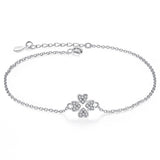 Lucky Four Leaf Clover Charm Bracelet -Selection of models